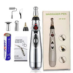 5-in-1 Electric Deep Tissue Massage Pen for Muscle Relaxation - 9 Gears Body & Back Massager for Tired Muscles - Ideal for Men & Women