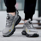 Safety Sneakers with Steel Toe | Puncture-Resistant, Breathable Mesh & Dial Fastening for Workshops and Warehouses