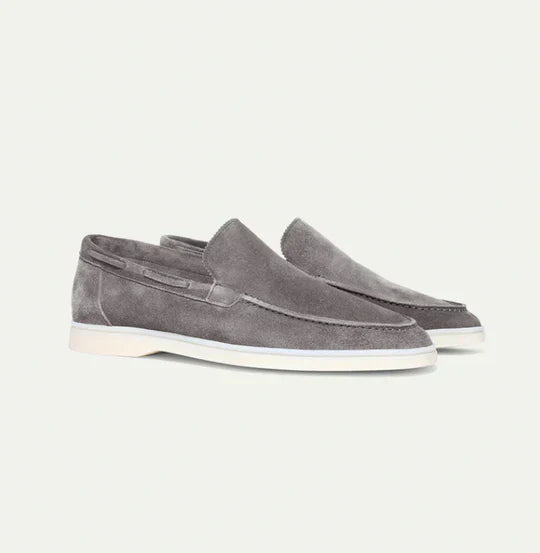 Classic Men's Loafers - 'Old Money' Style Leather Slip-On Shoes for Formal & Casual Wear