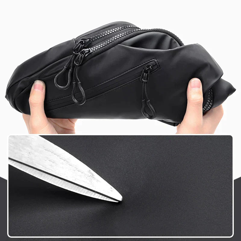 AetherGuard™ | Waterproof Anti-Theft Crossbody Bag | Secure Sling Bag for Travel, Hiking & Daily Use