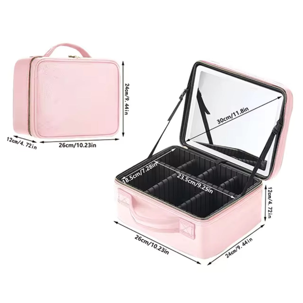 Mirrored Makeup Organiser – Storage for Cosmetics