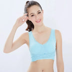 Front Cross Corset Bra | Adjustable Side Buckle Design