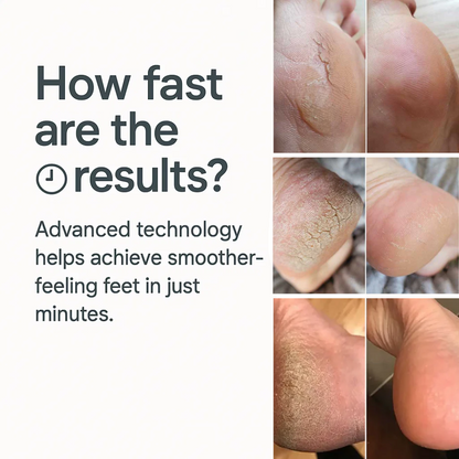 Feetiva GlowX Foot File| Electric Callus Remover for Feet – Smooth and Refine Dry, Hard Skin | Home Pedicure Tool for Soft Feet