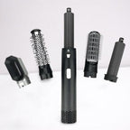 5-in-1 Hair Dryer Brush and Curling Iron Set for Quick Drying, Styling, and Curling Hair at Home