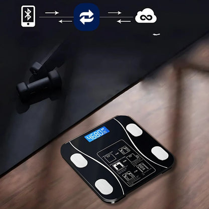 Smart Body Composition Scale | Bluetooth BMI & Body Fat Measurement for Fitness Tracking and Wellness Goals