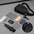 AetherGuard™ | Waterproof Anti-Theft Crossbody Bag | Secure Sling Bag for Travel, Hiking & Daily Use