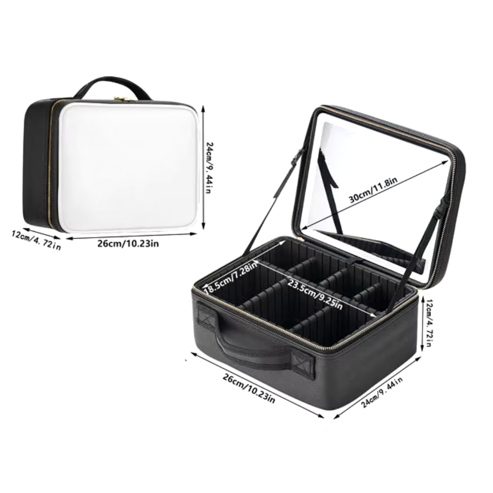 Mirrored Makeup Organiser – Storage for Cosmetics