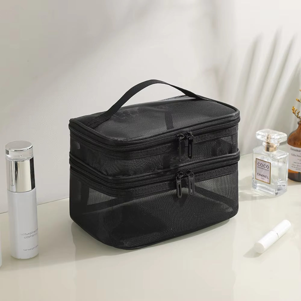 Clear Vanity Bag – Stylish, Transparent Storage for Beauty Essentials