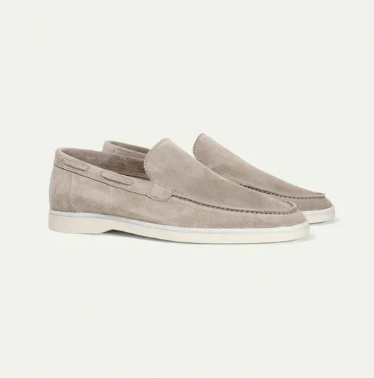 Classic Men's Loafers - 'Old Money' Style Leather Slip-On Shoes for Formal & Casual Wear