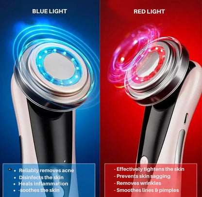 EMS Microcurrent Face Lift Device | Anti-Wrinkle, Skin Tightening & Red Light Therapy for Facial Toning