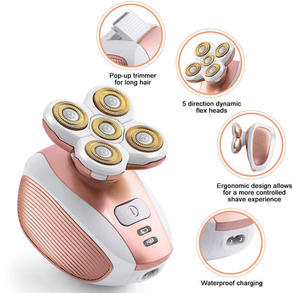 4D UltraGlide Razor | Hypoallergenic, Waterproof & Ergonomic for Quick, Gentle Shaving on All Skin Types