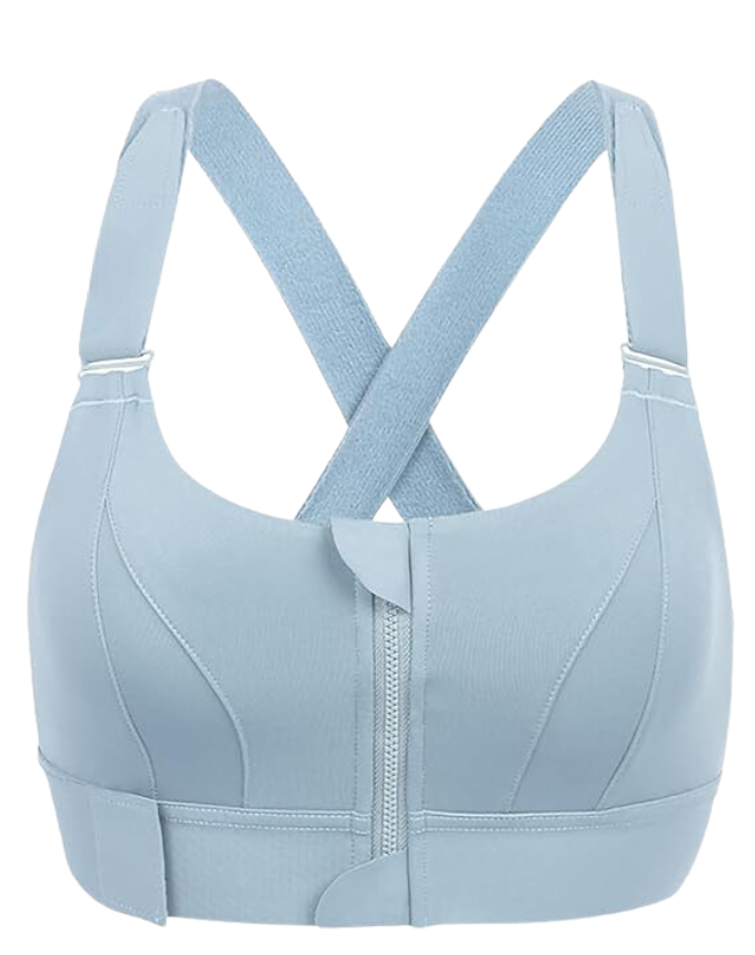 Adjustable Supportive Sports Bra for High-Impact Workouts & Running - Comfortable Fit for All Sizes