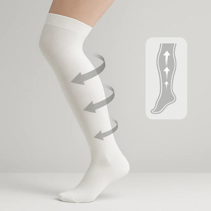 Graduated Compression Socks for Improved Blood Circulation and Pain Relief - Ideal for Athletes, Travelers, and Varicose Veins Support