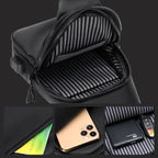 AetherGuard™ | Waterproof Anti-Theft Crossbody Bag | Secure Sling Bag for Travel, Hiking & Daily Use
