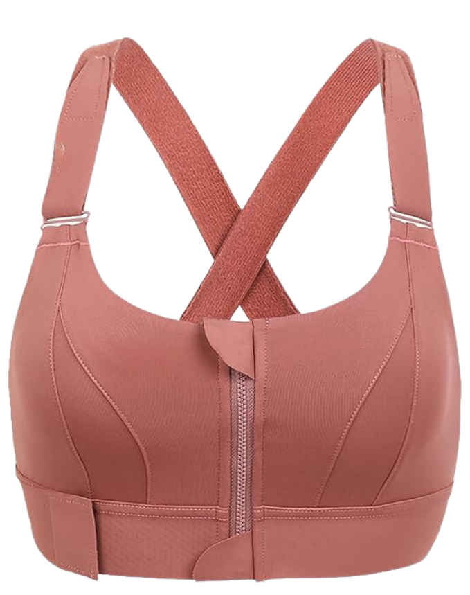 Adjustable Supportive Sports Bra for High-Impact Workouts & Running - Comfortable Fit for All Sizes