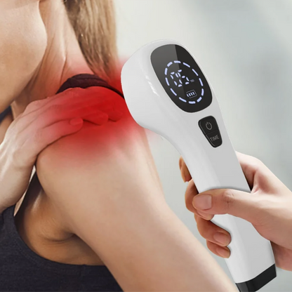 Cold Laser LLLT Therapy Device – Handheld Red Light Laser for Pain Relief and Muscle Recovery