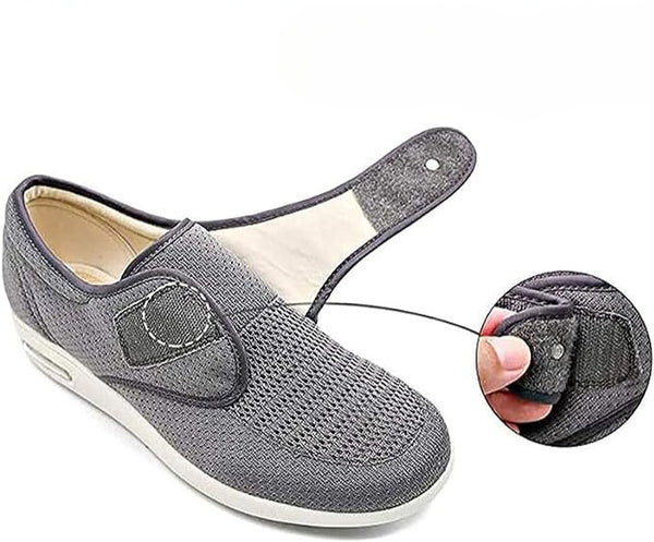 Women's Orthopedic Sneakers | Adjustable Hook-and-Loop Closure & Shock-Absorbing Sole for All-Day Comfort