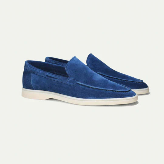 Classic Men's Loafers - 'Old Money' Style Leather Slip-On Shoes for Formal & Casual Wear