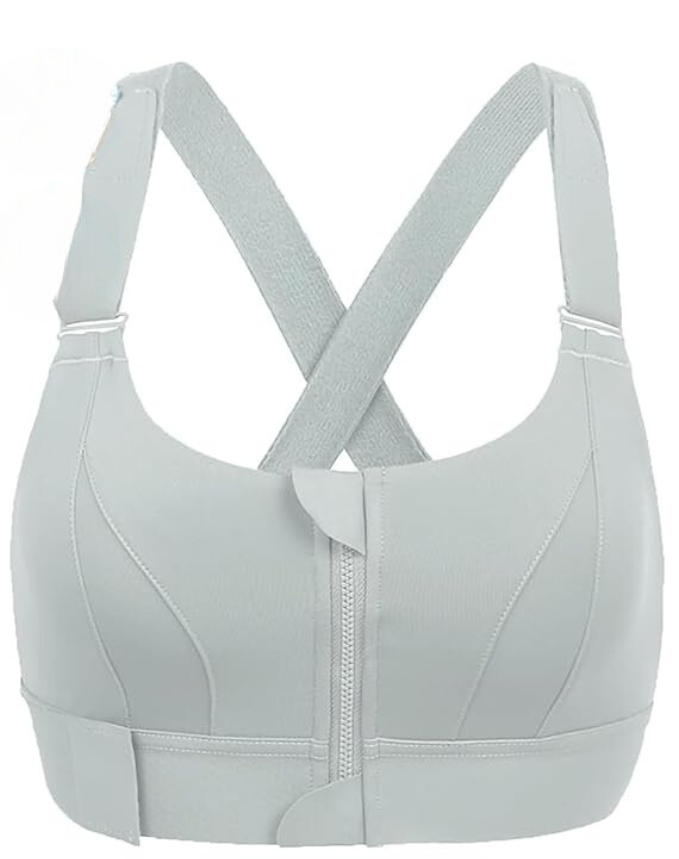 Adjustable Supportive Sports Bra for High-Impact Workouts & Running - Comfortable Fit for All Sizes