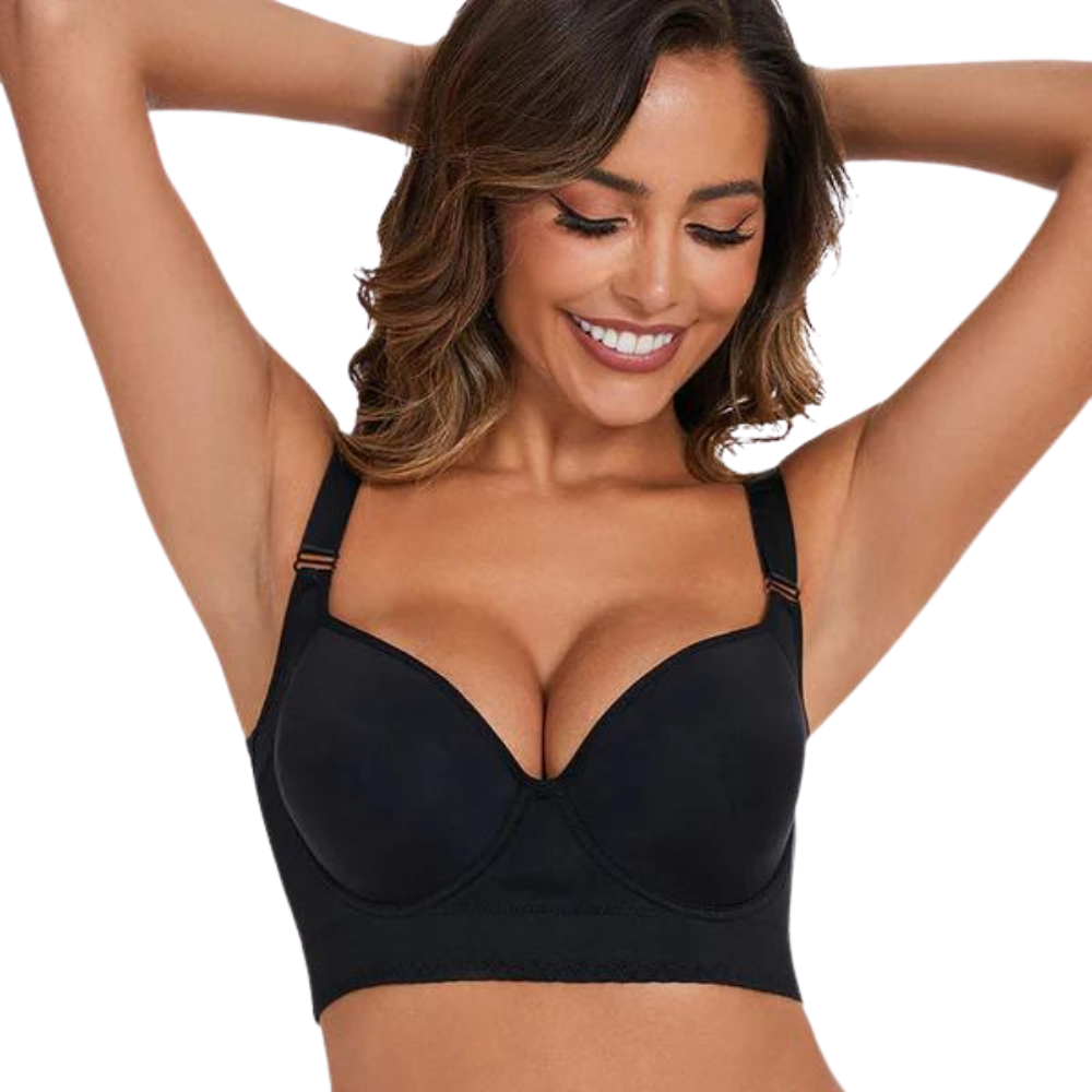 Magic Back Smoothing Push-Up Bra | Full Bust Lifted, Adjustable Straps & Comfortable for Everyday Wear