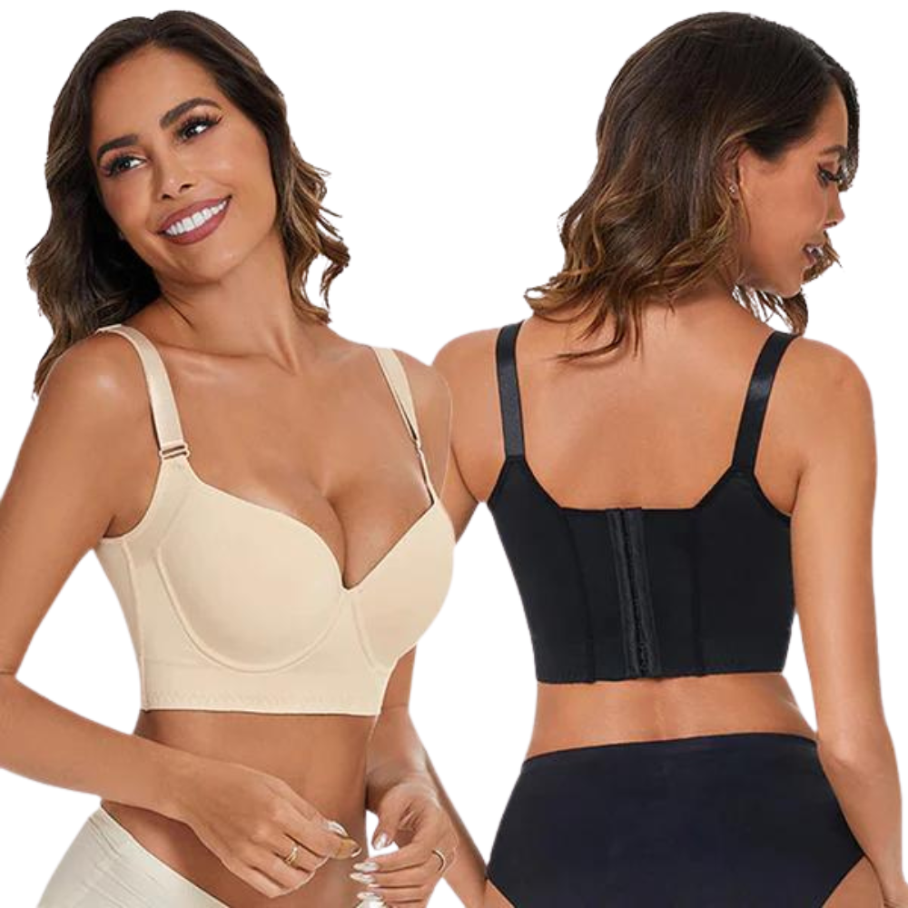 Magic Back Smoothing Push-Up Bra | Full Bust Lifted, Adjustable Straps & Comfortable for Everyday Wear