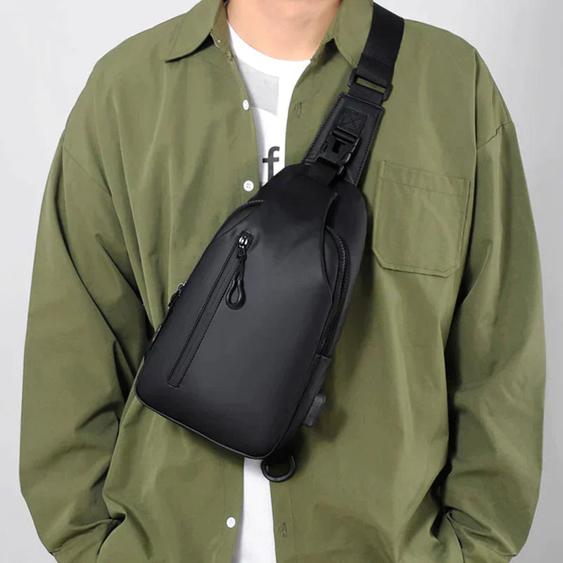 AetherGuard™ | Waterproof Anti-Theft Crossbody Bag | Secure Sling Bag for Travel, Hiking & Daily Use