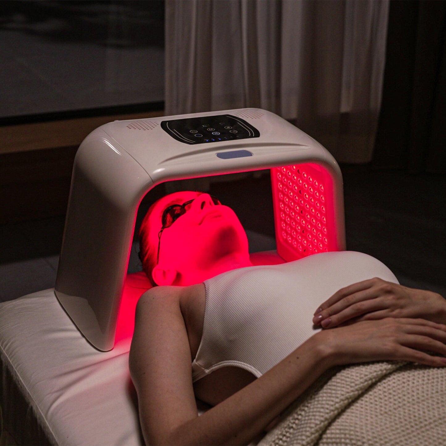 Professional 7 in 1 LED Face Light Therapy Machine - Transform Your Skincare Routine With Results at Home