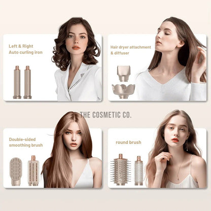 9-in-1 Airstyler Hair Tool | 1600W, Negative Ion Technology & Versatile Attachments for All Hair Types