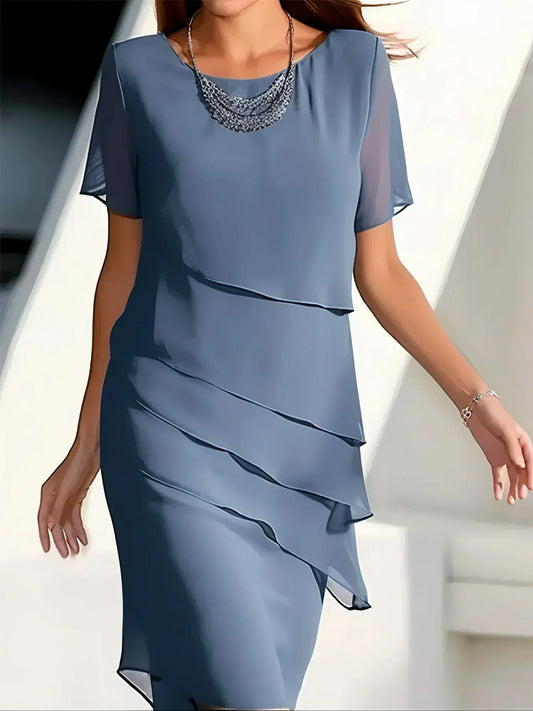 Women's Tailored Slimming Dress | Comfortable Fabric, Figure-Flattering Fit & Versatile for Day to Night Wear