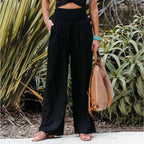 Linen Summer Trousers | Lightweight, Stretchable & Comfortable for Women on Warm Days