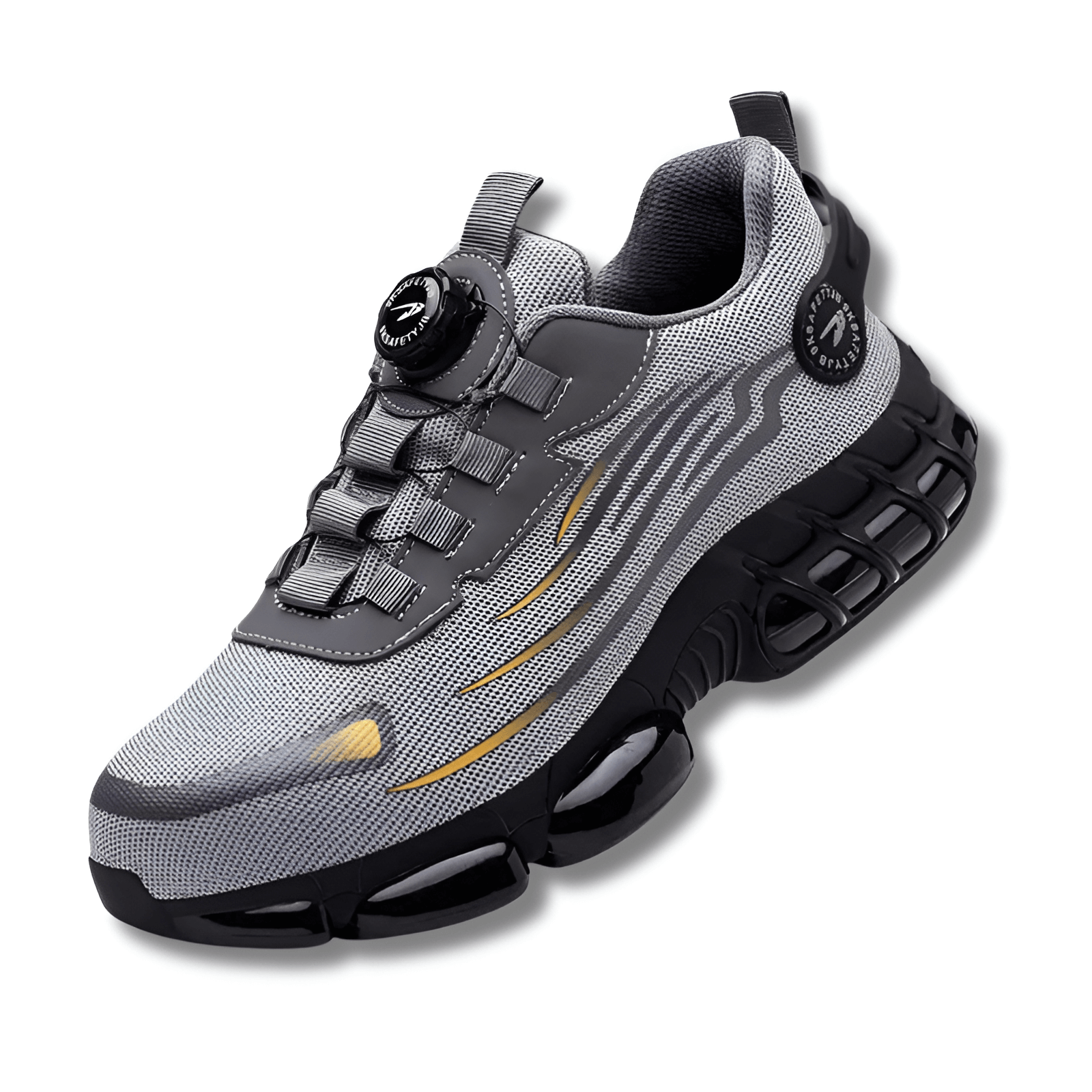 Safety Sneakers with Steel Toe | Puncture-Resistant, Breathable Mesh & Dial Fastening for Workshops and Warehouses