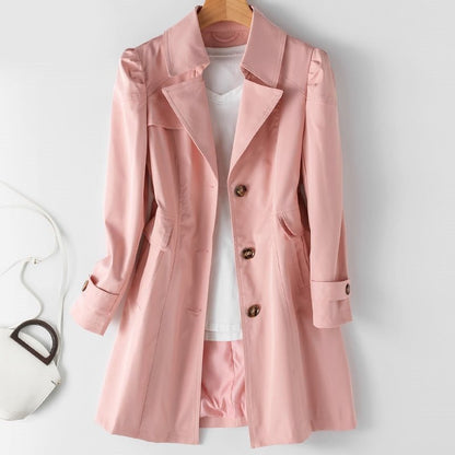 Women's Versatile Trench Coat | Lightweight, Timeless Style & Perfect for Business Meetings or Casual Outings