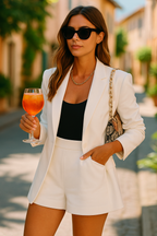 Summer Blazer & Shorts Set | Comfortable, Modern Design & Versatile for Office and Casual Outings