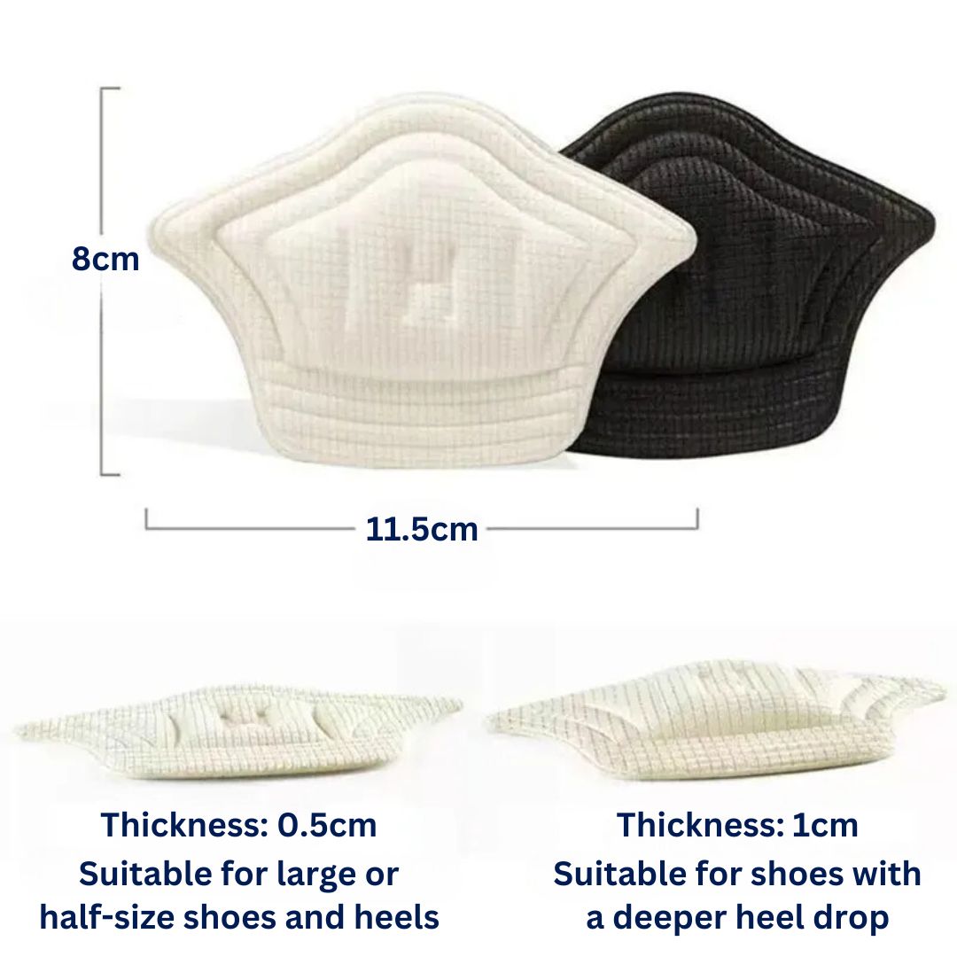 Heel Grips for Shoes - ComfortFit Anti-Slip Pads to Reduce Friction and Enhance Comfort - Ideal for All Shoe Types