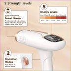 Profesional IPL Laser Hair Removal Machine - Effective Home Hair Trimmer Removal Tool