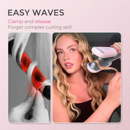 Curling Iron for Beach Waves | 25mm Ceramic Barrel, Adjustable Heat – Best Hair Waver for Effortless Curls & Mermaid Waves