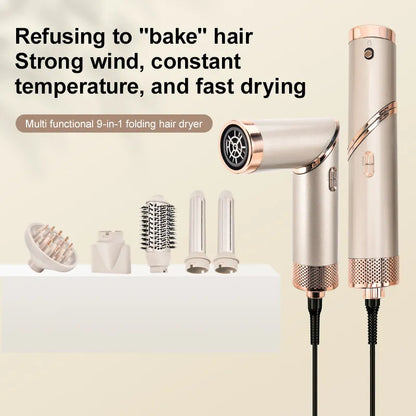 9-in-1 Airstyler Hair Tool | 1600W, Negative Ion Technology & Versatile Attachments for All Hair Types