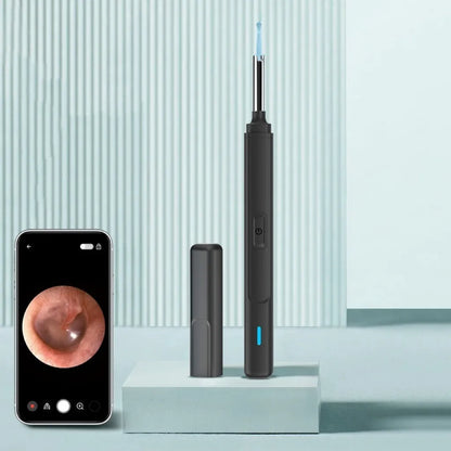 Earwax Removal Tool with LED Camera | Safe, Soft Tips for Gentle Ear Cleaning and Monitoring Ear Health