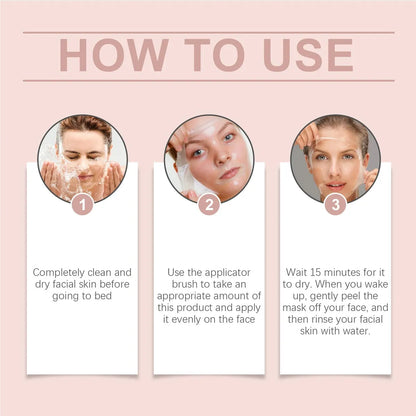 Collagen Peel Off Mask | Anti-Aging, Hydrating Formula for Overnight Skin Renewal & Firmness