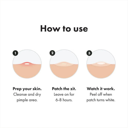 Anti-Pimple Hydrocolloid Patches | Non-Drying, Hypoallergenic & Discreet for All Skin Types