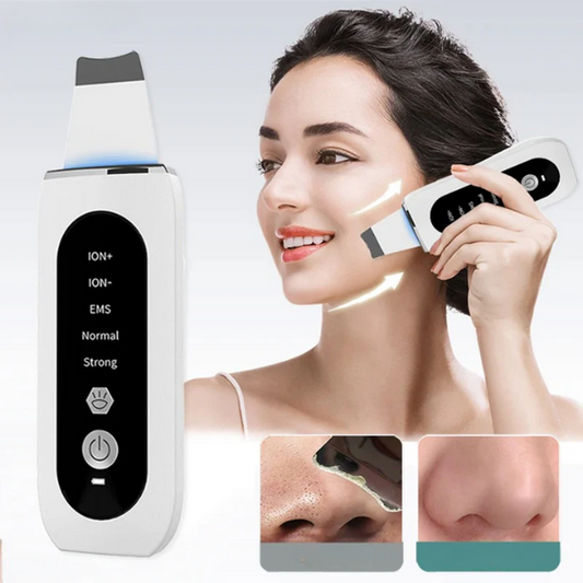 Ultrasonic Face Scrubber – Deep Cleansing & Exfoliating Wand for Radiant Skin