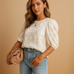 Floral Women's Top with Flattering Fit and Stylish Design - Perfect for Everyday Wear