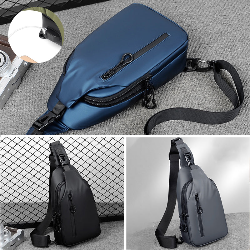 AetherGuard™ | Waterproof Anti-Theft Crossbody Bag | Secure Sling Bag for Travel, Hiking & Daily Use