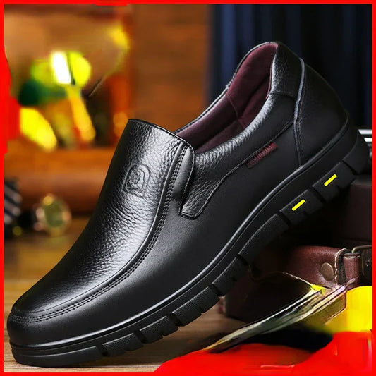 Men's Genuine Leather Casual Shoes | Breathable, Handcrafted & Comfortable for Outdoor Adventures