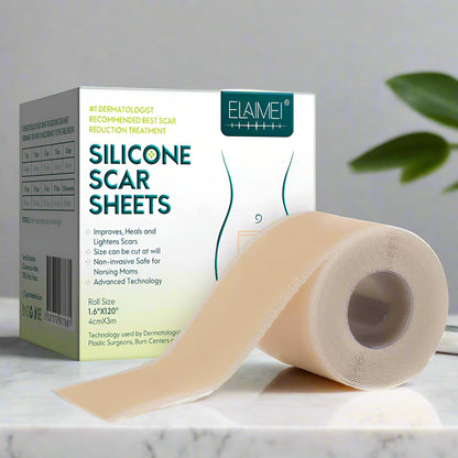 Reusable Silicone Scar Reduction Sheets - Medical Grade Silicone for Effective Scar Treatment and Healing
