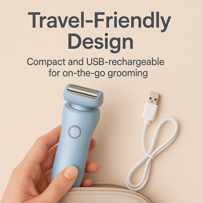 Women’s Pubic Shaver | Gentle Electric Razor for Sensitive Skin | Precise Trimming for Smooth Skin