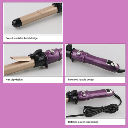 Automatic Hair Curler | 360° Rotating Barrel for Effortless Curls