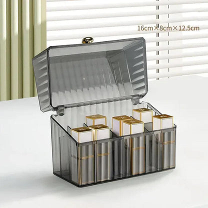 Cosmetic Organizer – Compact Makeup Storage Box for Brushes and Lipsticks