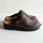 Men’s Faux Leather Slippers | Comfortable, Durable & Non-Slip for Home and Casual Wear