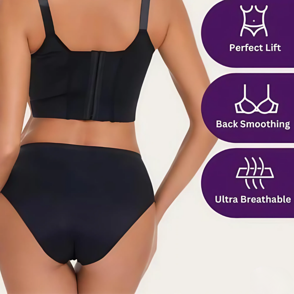 Magic Back Smoothing Push-Up Bra | Full Bust Lifted, Adjustable Straps & Comfortable for Everyday Wear
